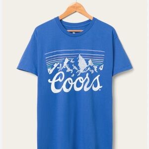 Junk Food COORS LIGHT STRIPES FLEA MARKET TEE Size Large